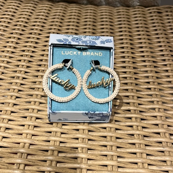 Last Chance! 🚨Lucky Brand Earrings with Gift Box 🎁 - Picture 1 of 4